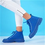 Pantofi Sport, culoare Albastru, material Textil - cod: P6026, Botinelli