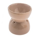 Lampă aromaterapie din ceramică Dakls, înălțime 11,5 cm, bej, Dakls