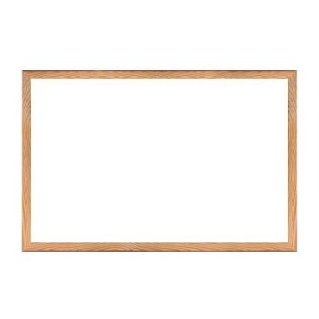 Tabla magnetica 90x60 cm, whiteboard pentru prezentari, rama din lemn, PRC