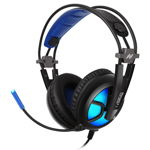 Casti gaming Abkoncore B581 Virtual 7.1, Noise Cancelling, microfon, vibratii, RGB, USB, Negru, 0