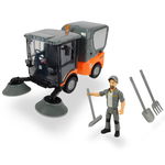 Masina Dickie Toys Playlife Street Sweeper cu figurina si accesorii, Dickie Toys