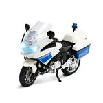 Motocicleta Politie Metal,Muzical si Lumini 17x8x11cm 6511110036932 Engros, 