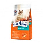 Hrana uscata completa pisici sterilizate, Club 4 Paws Premium, 2kg