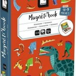 Janod Puzzle magnetic Dinozauri Magnetibook, Janod, Janod