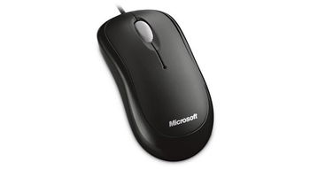 Mouse Microsoft Basic, Wired, Negru