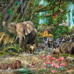 Puzzle African jungle, 2000 piese