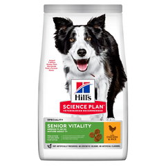 Hrana uscata caini, Hill's Science Plan Canine Senior Vitality Medium Chicken, 14 kg, Hills Hrana uscata caini, Hill's Science Plan Canine Senior Vitality Medium Chicken, 14 kg, Hills