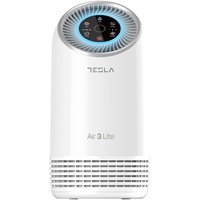 Purificator de aer Tesla Air 3 LiteFiltru HEPA 110 m3/h Sleep Mode Timer Filtru HEPA+Carbon Activ Alb