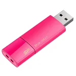 Stick memorie USB, Silicon Power, 64 GB, USB 3.0, 20x10x53,9 mm, Roz