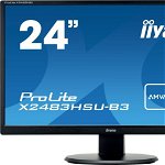 iiyama X2483HSU-B3 24" ProLite AMVA HD LED Monitor with USB - Black