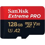 Sandisk Card memorie microSD 128GB de 160MB/s V30 microSDXC UHS-I