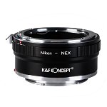 K&F Concept Nikon-NEX II adaptor montura Nikon AI la Sony E-Mount (NEX) KF06.309
