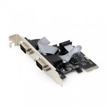 SPC-22 PCI Express card > 2x serial low profile, Gembird