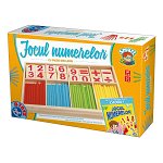 Jocul numerelor cu piese din lemn - Joc didactic, D-Toys