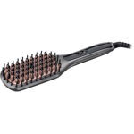 Perie electrica de indreptat parul Remington Keratin Protect CB7480, 230°C, invelis ceramic, Argintiu