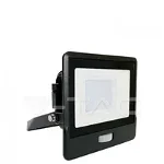 Proiector LED senzor PIR 30W corp negru alb Chip Samsung conectare etansa Alb rece, V-TAC