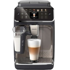 Espressor Cafea Automat Philips EP4449/70 Seria 4400 15bari LatteGO Ecran Tactil Intuitiv SilentBrew Negru