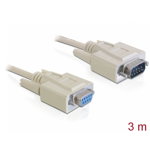 84289, serial extension cable - DB-9 to DB-9 - 3 m, DELOCK