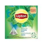 Ceai verde Lipton cu menta, 20 plicuri Ceai verde Lipton cu menta, 20 plicuri