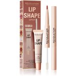 Makeup Revolution Lip Shape Kit set îngrijire buze culoare Chauffeur Nude 1 buc, Makeup Revolution