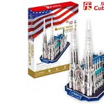 Puzzle 3D Cubicfun Catedrala Sfantul Patrick, 117 piese