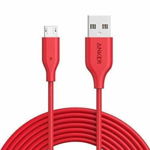 Cablu de date / adaptor Anker PowerLine, USB Male la microUSB, 1.8 m, Red