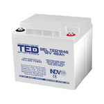 Ted Electric Acumulator AGM VRLA 12V 46A GEL Deep Cycle 197mm x 166mm x h 171mm M6 TED Battery Expert Holland TED003454 (1)