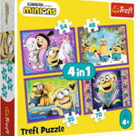 Puzzle Trefl 4 in 1 - In lumea Minionilor, 35/48/54/70 piese