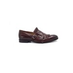 Pantofi eleganti barbati, cu franjuri din piele naturala, Leofex - 586 visiniu box, Leofex