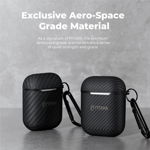 Carcasa PITAKA AirPal Mini Apple AirPods Black/Grey, PITAKA