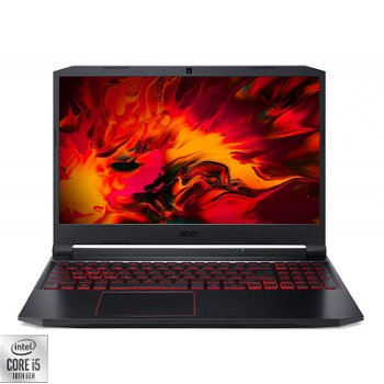 Laptop Gaming Acer Nitro 5 AN515-55-538T cu procesor Intel® Core™ i5-10300H, 15.6" Full HD, IPS, 8GB, 512GB SSD, NVIDIA® GeForce® GTX 1650 4GB, FreeDOS, Black