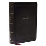 NKJV, Reference Bible, Compact, Leathersoft, Black, Red Letter Edition, Comfort Print: Holy Bible, New King James Version