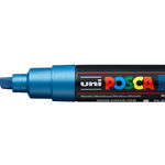 Marker UNI PC-8K 8. 0 mm varf tesit albastru metalizat Posca, Posca