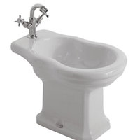 Bideu stativ, Ceramica Globo, Paestum, alb, 37x57x40cm