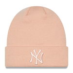 New Era New York Yankees League Essential Womens Beanie Hat Pink