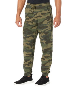 Imbracaminte Femei CeCe Fleece Joggers Forest Camouflage, CeCe