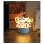 Lampa Decorativa 3D Game Zone - 17 x 9.8 x 15 cm, Inovius