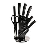 Set cutite cu stativ, 8 piese Royal Black Berlinger Haus BH 2565