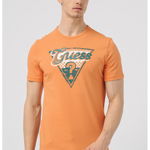 Tricou de bumbac cu logo, GUESS