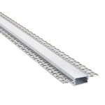 Profile banda led, Rigel Plaster-in Wide 2m Aluminium Profile/Extrusion Silver, Saxby