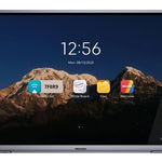Tabla interactiva cu touch screen (Whiteboard) Hikvision DS-D5B55RB/A, 4K DLED, diagonala 55" (139.7 cm), Wi-Fi, intrari 2xHDMI, USB, RJ45, RS-232, Hikvision