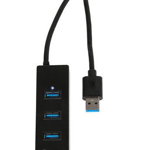 Hub USB Tracer H39, 4 x USB 3.0 (Negru)
