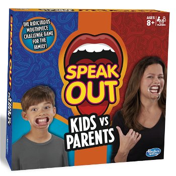 Joc Hasbro Games - Spune in gura mare, Copii vs Parinti