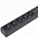 Priza/Prelungitor SPG5-C-15 surge protector 5 AC outlet(s) 250 V Black 4.5 m, Gembird