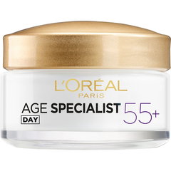 Crema antirid de zi cu efect restaurator Age Specialist 55+, 50 ml, Loreal, L'OREAL PARIS