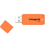 USB Flash Drive Integral Neon 8 GB USB 2.0 Orange infd8gbneonor