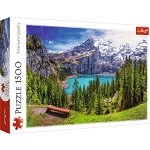 Puzzles 1500 elements Oeschinen Lake Alps, Switzerland, Trefl