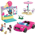Mattel MEGA Barbie Convertible & Ice Cream Stand Construction Toy, MegaBloks