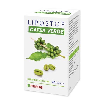 Lipostop Cafea Verde, 30 capsule, Parapharm, Parapharm