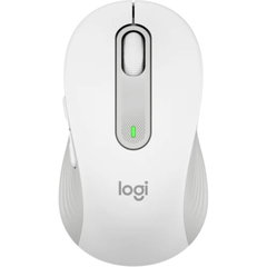 LOGITECH Signature M650 L Mouse large size optical 5 buttons wireless Bluetooth 2.4 GHz Bolt USB receiver off-white